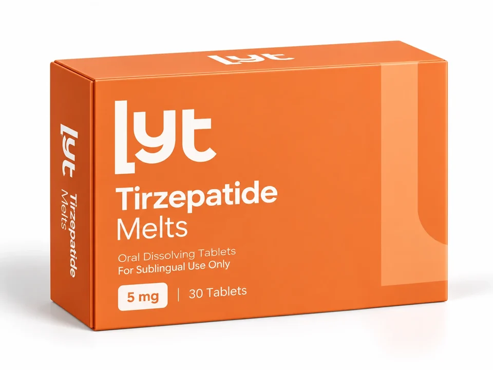 Tirzepatide en melts — GLP-1 · GIP